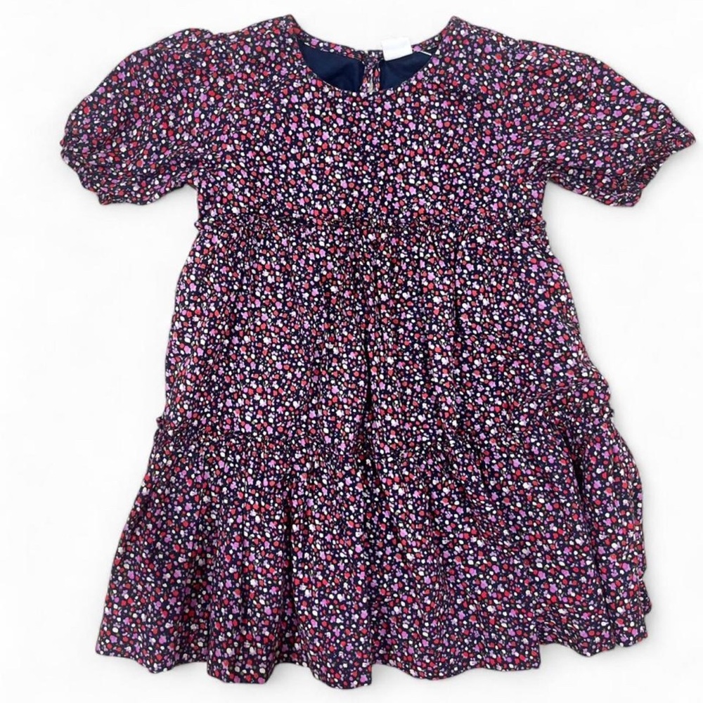 Toddler girls GAP Puff Sleeve Tiered Dress size 3 - NWOT